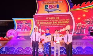 Lễ hội Nghinh Ông Sông Đốc trở thành Di sản văn hóa phi vật thể cấp quốc gia