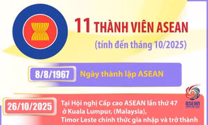 11 thành viên ASEAN (tính đến tháng 10/2025)