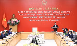 Phát triển ứng dụng dữ liệu về dân cư, định danh và xác thực điện tử phục vụ chuyển đổi số quốc gia