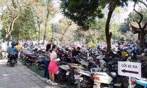 Nhiều bãi trông xe trái phép 'chặt chém' du khách dịp Tết
