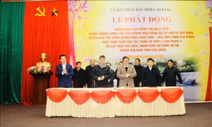 Cao điểm 100 ngày đêm hoàn thành GPMB dự án cao tốc Đồng Đăng - Trà Lĩnh