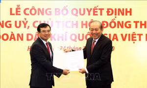 Trao quyết định bổ nhiệm Chủ tịch Hội đồng thành viên Tập đoàn Dầu khí quốc gia Việt Nam