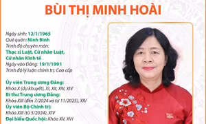 Chủ tịch Ủy ban Trung ương Mặt trận Tổ quốc Việt Nam Bùi Thị Minh Hoài