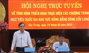 Bảo đảm giải ngân 100% vốn ngân sách thực hiện chương trình mục tiêu quốc gia
