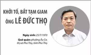 Khởi tố, bắt tạm giam ông Lê Đức Thọ
