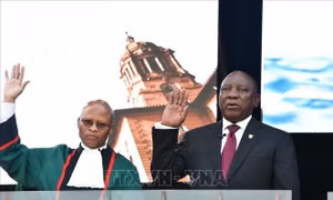 Tổng thống Nam Phi Cyril Ramaphosa tuyên thệ nhậm chức