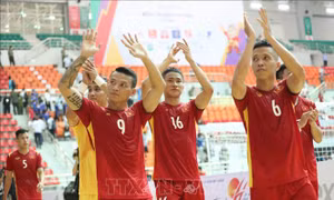 Futsal nam Việt Nam bị đối thủ Indonesia cầm hòa đáng tiếc
