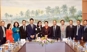 Chủ tịch Quốc hội Nguyễn Thị Kim Ngân gặp đại diện doanh nhân trẻ