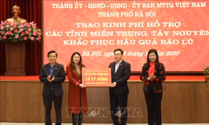 Hà Nội hỗ trợ đồng bào miền Trung, Tây Nguyên 91 tỷ đồng