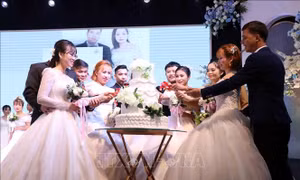 Tổ chức lễ cưới tập thể cho công nhân lao động