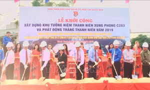 Khởi công xây dựng Khu tưởng niệm Thanh niên xung phong C283 ở Quảng Bình