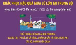 Tập trung ứng phó khẩn cấp, khắc phục hậu quả mưa lũ lớn tại Trung Bộ