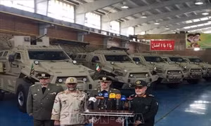 Iran công bố mẫu xe quân sự bọc thép nội địa
