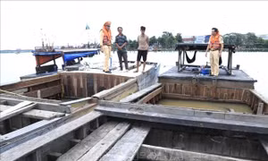 Tạm giữ 3 phương tiện khai thác, vận chuyển khoáng sản trái phép trên sông Đồng Nai