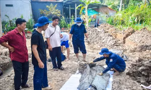 Đồng Tháp: Đội K91 tìm thấy, quy tập 16 hài cốt liệt sĩ tại xã Phú Hựu