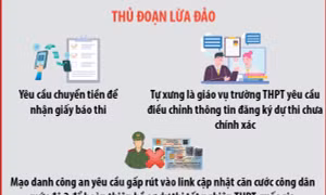 Cảnh giác với thủ đoạn lừa đảo thí sinh trong mùa thi