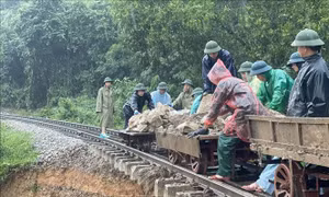 Mưa lũ gây ngập úng, sạt lở nghiêm trọng tại Hà Tĩnh