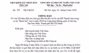 Kêu gọi bị can bị truy nã quốc tế ra đầu thú