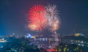 Hà Nội và TP Hồ Chí Minh rực rỡ pháo hoa chào Năm mới 2025