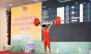 Khai mạc Giải vô địch Cử tạ các câu lạc bộ quốc gia năm 2025