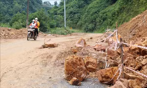 Lào Cai: Khẩn trương xử lý các điểm sạt lở trên Tỉnh lộ 156B