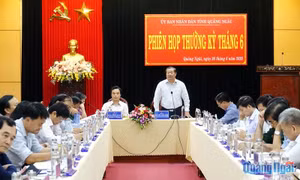 Ông Nguyễn Tăng Bính phụ trách, xử lý công việc thuộc thẩm quyền của Chủ tịch UBND tỉnh Quảng Ngãi