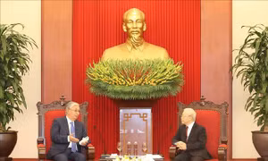Tổng Bí thư Nguyễn Phú Trọng tiếp Tổng thống Kazakhstan Kassym-Jomart Tokayev