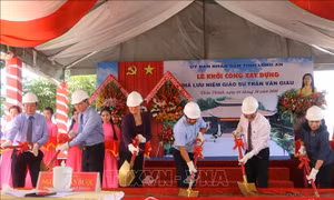 Khởi công xây dựng Nhà lưu niệm Giáo sư Trần Văn Giàu