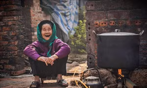Chiều ba mươi Tết về bên mẹ