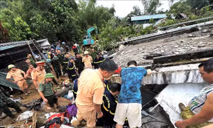 Mưa lũ lớn gây thiệt hại về người và tài sản tại huyện Bắc Quang (Hà Giang)