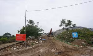 Bãi rác bị xếp loại ô nhiễm ở Sầm Sơn dừng nhận rác từ ngày 3/8