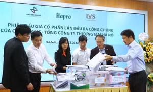 Thu về hơn 10.800 tỷ đồng từ đấu giá trên HNX 