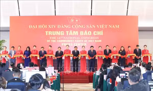 Lãnh đạo Đảng, Nhà nước dự khai trương Trung tâm Báo chí Đại hội XIV của Đảng 