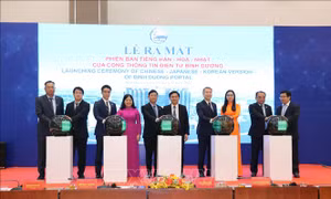 Bình Dương ra mắt cổng thông tin 3 phiên bản tiếng Hàn, Hoa, Nhật