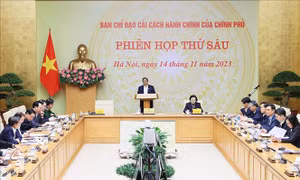 Thủ tướng Phạm Minh Chính chủ trì Phiên họp về cải cách hành chính