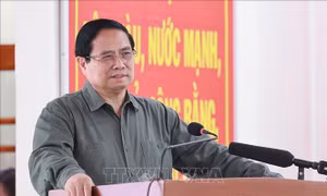 Thủ tướng Phạm Minh Chính dự Ngày hội Đại đoàn kết toàn dân tộc tại xã Đề Gi, Gia Lai