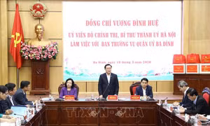 Quận Ba Đình - Lá cờ đầu về đảm bảo an ninh - trật tự