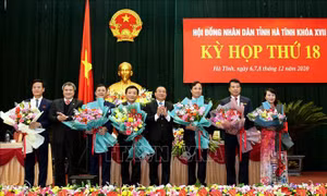 Ông Hoàng Trung Dũng được bầu giữ chức Chủ tịch HĐND tỉnh Hà Tĩnh