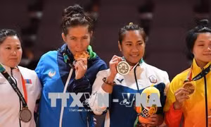 ASIAD 2018: Võ sĩ Nguyễn Thị Lan bất ngờ giành HCĐ Kurash
