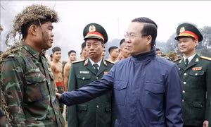 Chủ tịch nước Võ Văn Thưởng thăm Binh chủng Đặc công