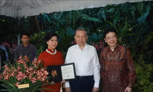 Tổng Bí thư Tô Lâm và Phu nhân dự Lễ đặt tên hoa lan tại Vườn thực vật Singapore
