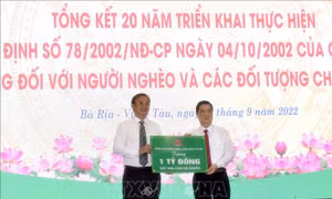 Bà Rịa - Vũng Tàu có trên 510.800 lượt hộ nghèo được vay vốn chính sách