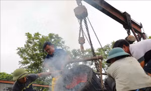 Lễ chập lửa đúc trống đồng 'Hào khí non sông'