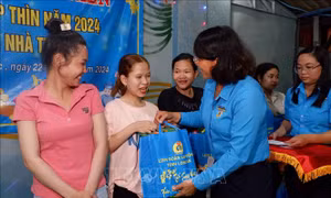 Tất niên cùng công nhân, lao động tại 20 khu nhà trọ