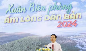 Chủ tịch nước dự Chương trình 'Xuân Biên phòng ấm lòng dân bản' năm 2024