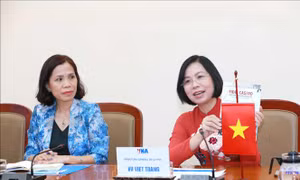 Tổng Giám đốc TTXVN hội đàm với Chủ tịch Thông tấn xã Prensa Latina (Cuba)