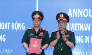 Ra mắt Bệnh viện Dã chiến cấp 2 số 3 tham gia gìn giữ hòa bình tại Nam Sudan