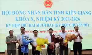 Phê chuẩn kết quả bầu, miễn nhiệm Phó Chủ tịch UBND tỉnh Kiên Giang