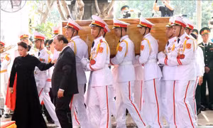 Cử hành trọng thể Lễ an táng nguyên Chủ tịch nước, Đại tướng Lê Đức Anh 