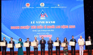Vinh danh doanh nghiệp tiêu biểu vì người lao động